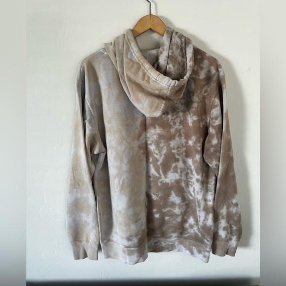 Santa Cruz Tie-Dye Sun & Moon Graphic Hoodie - Beige & White - Picture 3 of 3